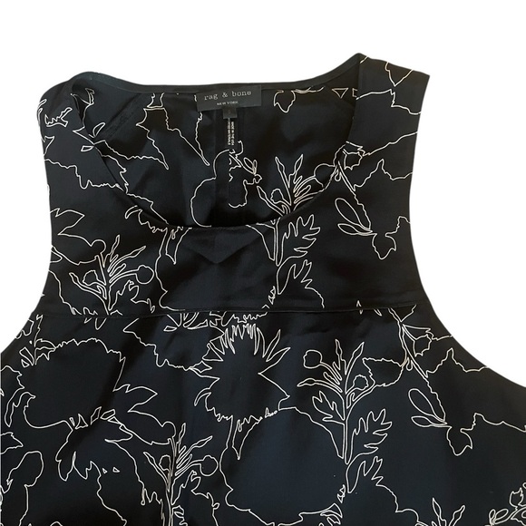 Rag & Bone Black and White Blouse - Picture 6 of 6